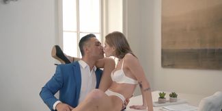 Joymiqorno2. - Beautiful babe Tiffany Tatum gets fucked doggystyle after a deep blow