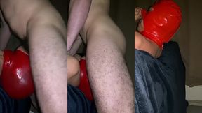 gay deepthroat & rough facefuck