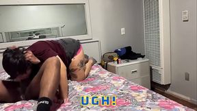 Chainsaw throats my cock so good, she goes all out every time. She'_ll crawl over me, slip my dick in her mouth, and start ...