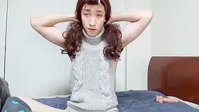 Self Prostate Massage Makes Brain Out Sissygasm