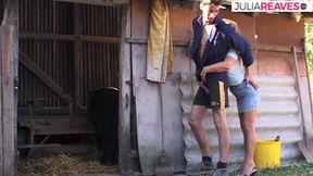 Hot Anal Fuck in the Barn