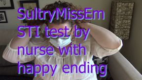 STI test by nurse w happy ending