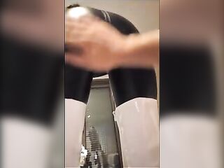 mother I'd like to fuck angelssex320 suck banging and cum in leather panties cosplay