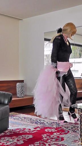 Must-share moment from &quot;Emergency Cumshot In Sheer Lace &amp; Pink Tutu&quot;