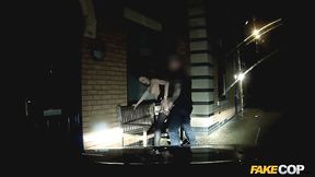 Cop fucks a women walking home after a night on the town (POV)
