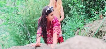 The old perverted hippie musician fucks his busty and big-assed peasant stepmother