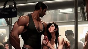 Tifa Meets a New Penis on the Train