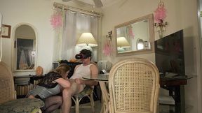 stepson gets sex while watching vr porn