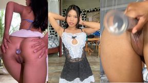 19yo LIL GIRL HOMEMADE ARCHIVE 2 : ANAL CLOSE-UP, Anal plugs, FETISH, SQUIRTIG, ORGASM, DRESSING ROOM,