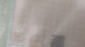 Taking a delicious shower in the hotel im staying for vacations
