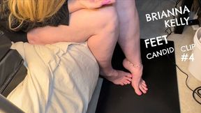 Brianna Kelly Feet Candid #4 Pink Pedicure