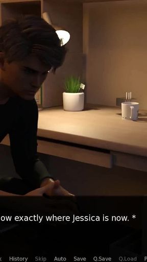 Succubus Contract: Blonde College Girl with Tight Pussy Losses Her Virginity From BBC in the Toilet - Episode 11