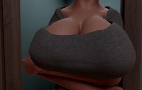 Futanari Brithday Gift for Peeping Pervert