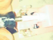 First time creaming on my BBC dildo