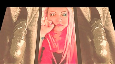 The Cute Shemale wants to Watch you Suck on your first BBC and Gag on it