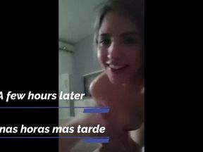 I suck the Uber driver's cock on a trip to Cordoba