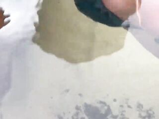 A stranger feeds my goo to fish in front of everybody