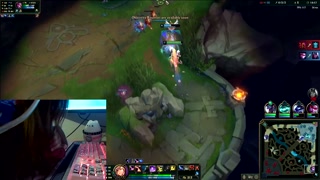 Goth egirl deepthroats while playing league of legends HealSlut challenge Trailer