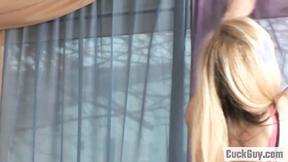 ”Nicole Moore takes a monster cock & her cuckold caught them”