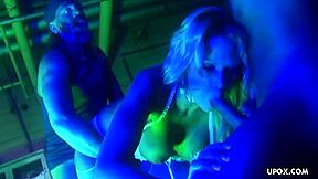 Blonde Milf Anna Nova Fucks With A White And Black Cock