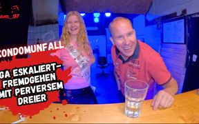 Bachelor Farewell Becomes a Stranger Party! Condom Gets Stuck in the Pussy! Threesome Even Before the Wedding Ceremony!