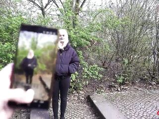 GERMAN SCOUT - Small Swiss Teen Lilly Lovemoon eighteen Pick Up for real 1st Time Casting Sex