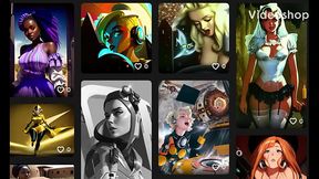 Erotic End Times Synthetic Art