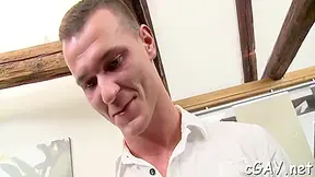 Glazy Facial Sperm Flow For Hunk