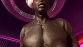 Horny Granny Nun and Strong Ebony Man