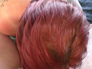 Trashy MILF slut parades herself at the seaside and then creampie fucked by her Master so others can see. Preview