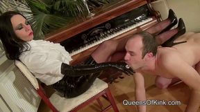 Goddess Latex Handjob