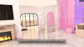 Animated 3D Doll Verse: University - Curvy girl in sexy outfit