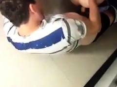 Caught fucking in restroom