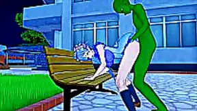 Busty Maid Teases Goblin with Blowjob Then Takes Anal Ride