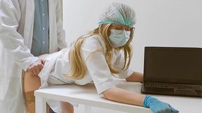 Nurse and Doctor Roleplay Turns Into A Hospital Encounter