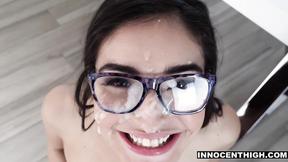 ”Slacker university chick gets a real biology lesson by her professor”