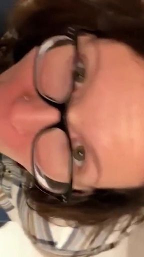 After Stroking Him, My 55m Hot Photographer Fondled My Tits and Pussy Then Fucked My Mouth Standing. I Gave an Amazing Blowjob!