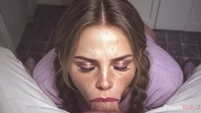 i roughly squeezed her juicy swollen breasts while my thick cock ruthlessly stretched her incredibly tight pussy to deep moans [ai]