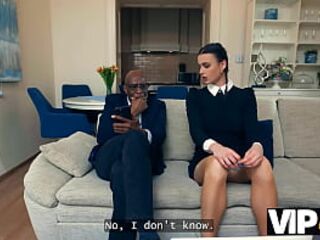 VIP4K. SLUTTY WEDNESDAY IS CHEATING WITH BIG BLACK COCK. Hot sex with Charlotte Grey