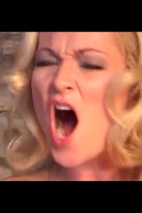 Fantastic Vintage MILF with Nice Tits Fucked and Cumshot on Sexy Feet by a Big Cock