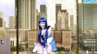 Camsoda - Lizzie Love Cosplay As Hinata Hyuga - Naruto - Masturbates On Sybian