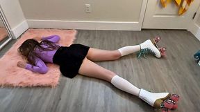 Rollerblading stepsister is clumsy... and kinky as fuck, too