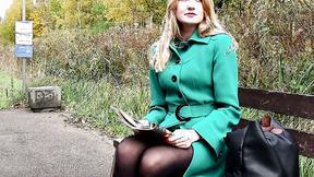 ”Bree Haze masturbating in the woods”