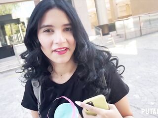 PutaLocura - Latin chick teen Min Galilea gets drilled hard in Pilladas