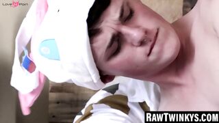 Raw Twinks' Anal Threesome Action with Hot Ass-Fucking