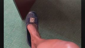 Teasing dangles | The shoe drop will have that dick dripping