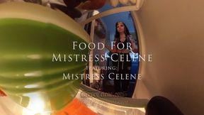 *Food For Mistress Celene - Featuring Mistress Celene Thorn - HD VR*