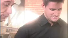 Two women share a lucky guy in intense hardcore threesome