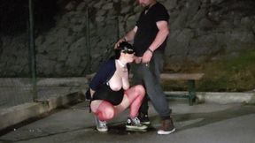 Parking Lot - Pissing in the Mouth and Sperm