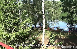 Czech mature fucking outdoors